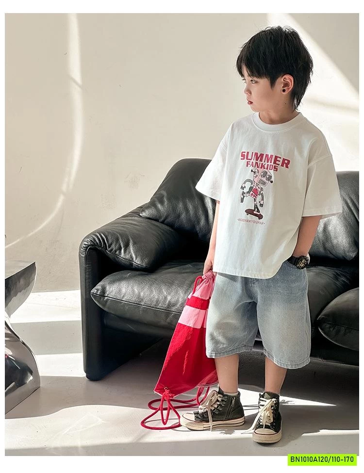 ÁO THUN NGẮN TAY IN HÌNH NGƯỜI MÁY