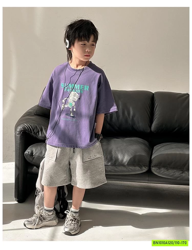 ÁO THUN NGẮN TAY IN HÌNH NGƯỜI MÁY