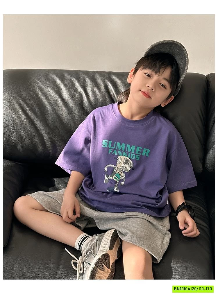 ÁO THUN NGẮN TAY IN HÌNH NGƯỜI MÁY