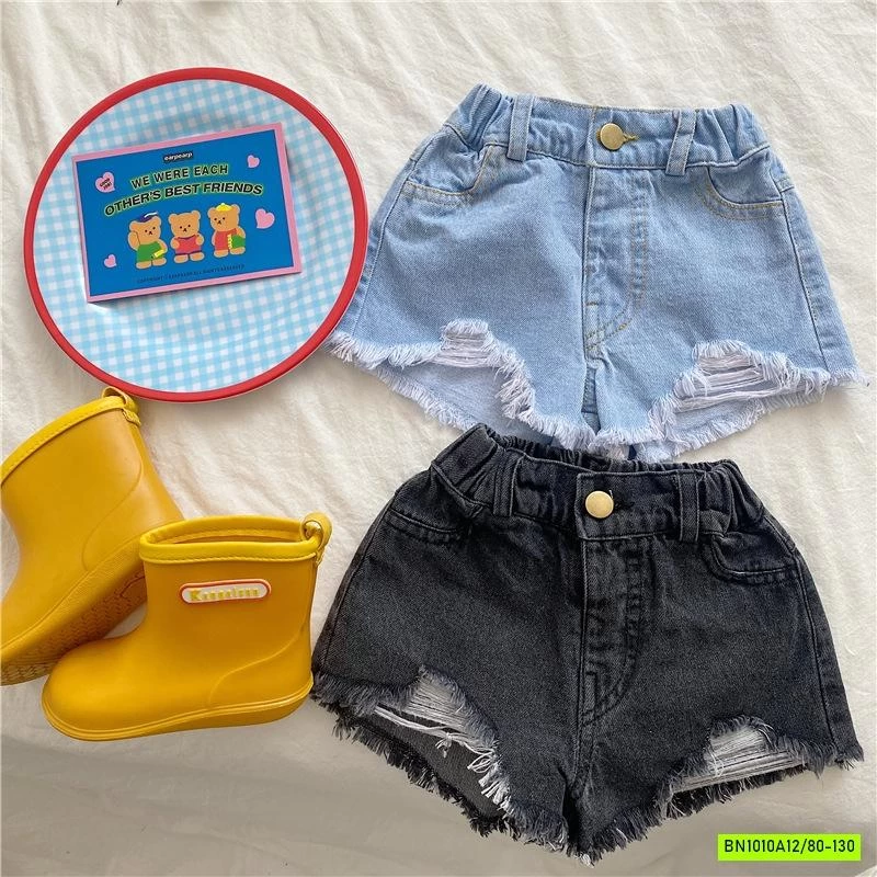 SHORT JEANS RÁCH GẤU