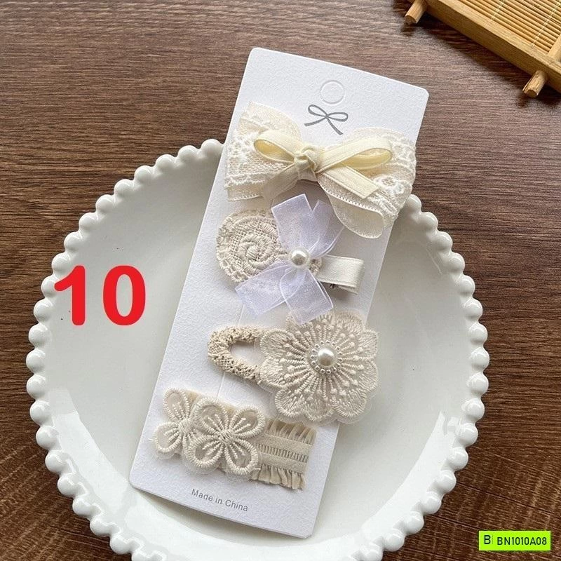 SET 4 KẸP TÓC REN TIỂU THƯ