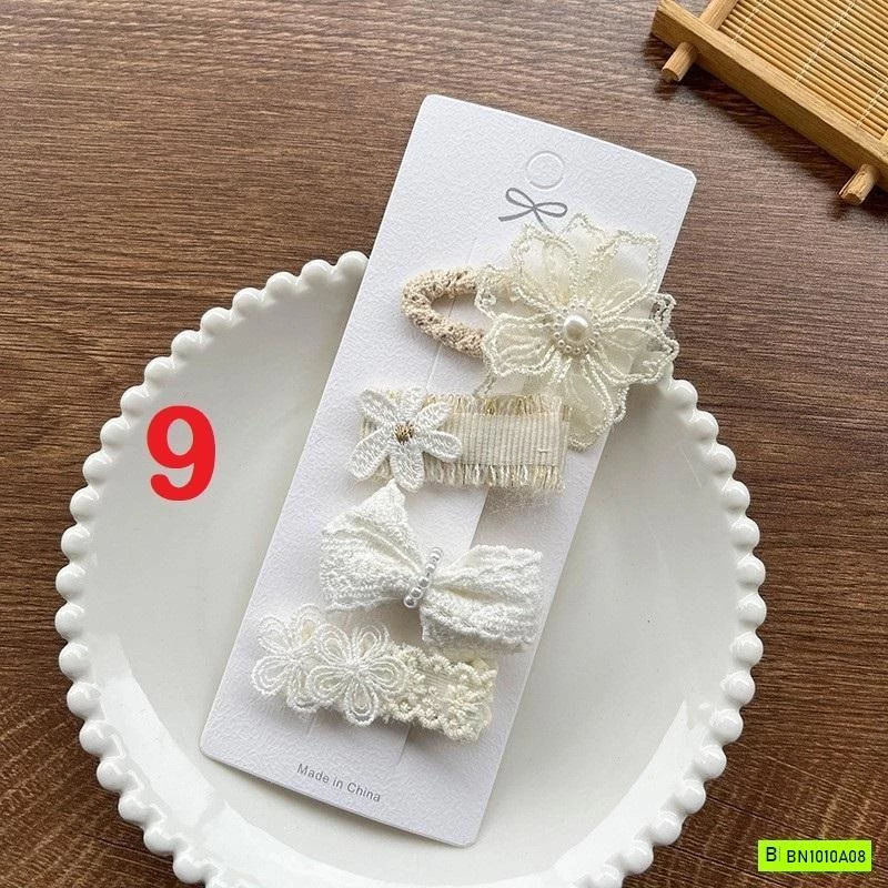 SET 4 KẸP TÓC REN TIỂU THƯ