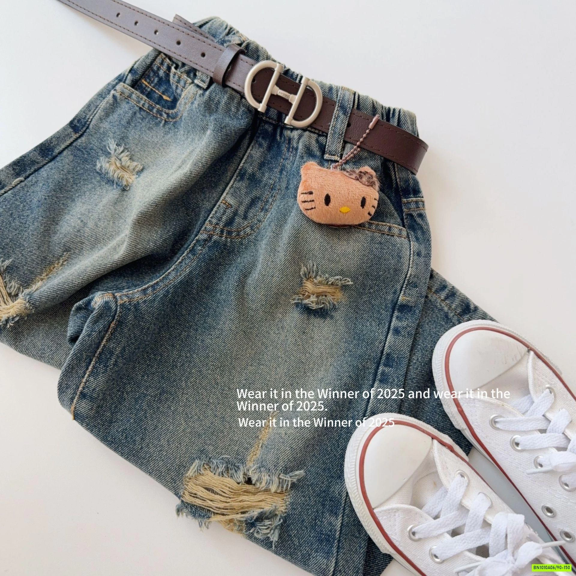 JEANS SUÔNG RÁCH CÁ TÍNH