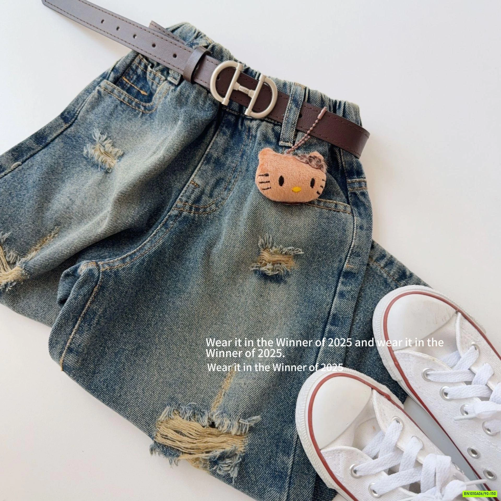 JEANS SUÔNG RÁCH CÁ TÍNH