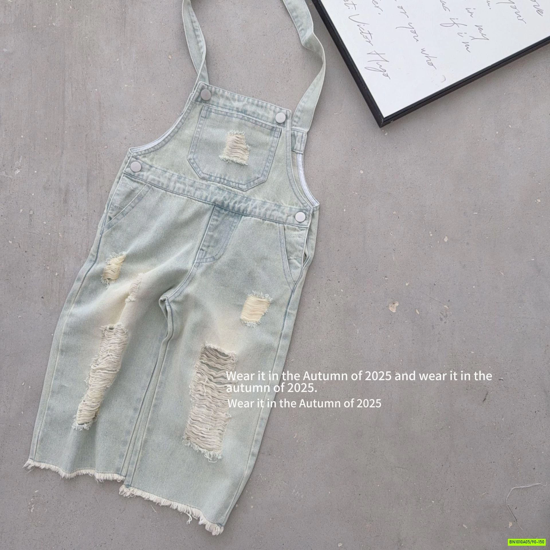 YẾM JEANS RÁCH CÁ TÍNH T&QKIDS