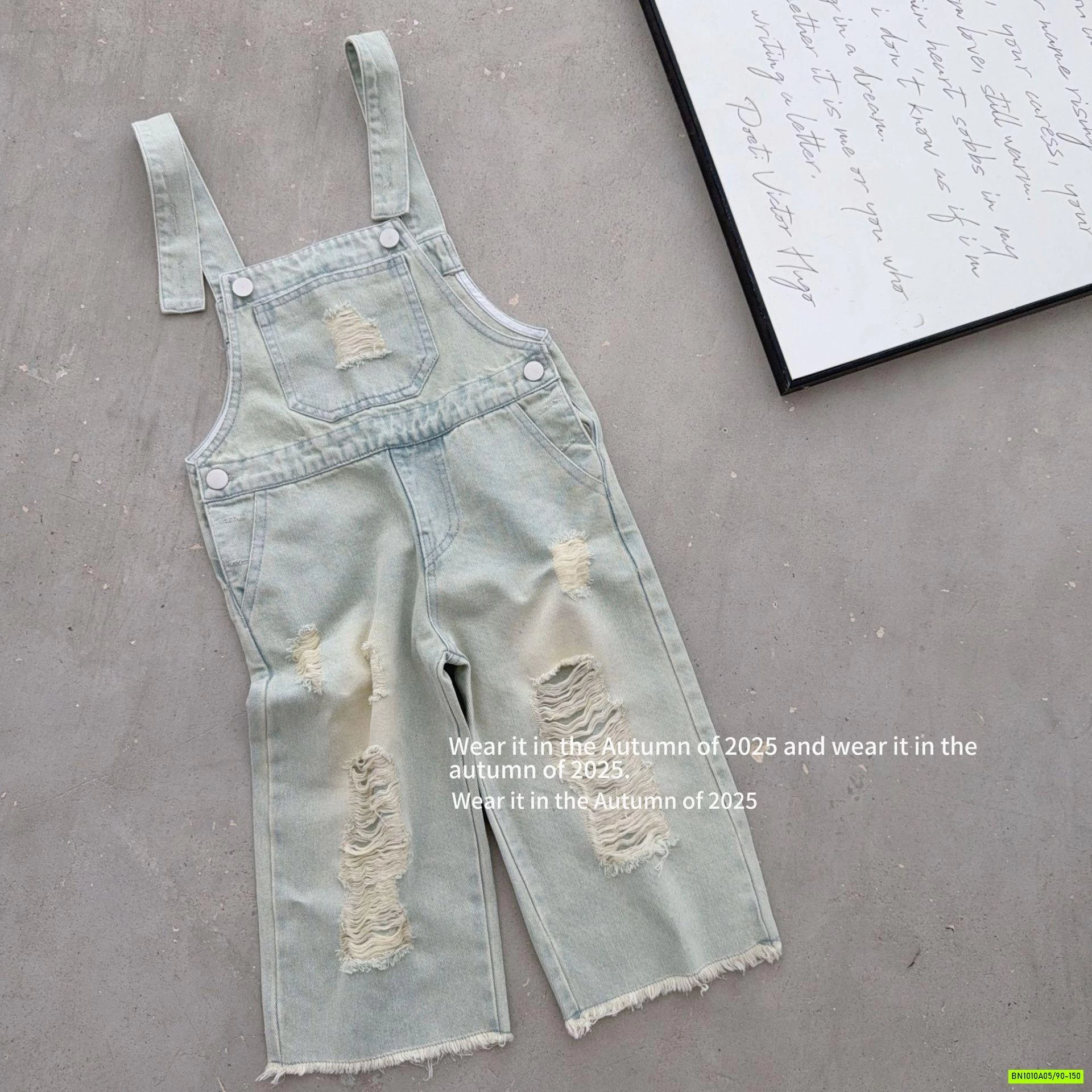 YẾM JEANS RÁCH CÁ TÍNH T&QKIDS