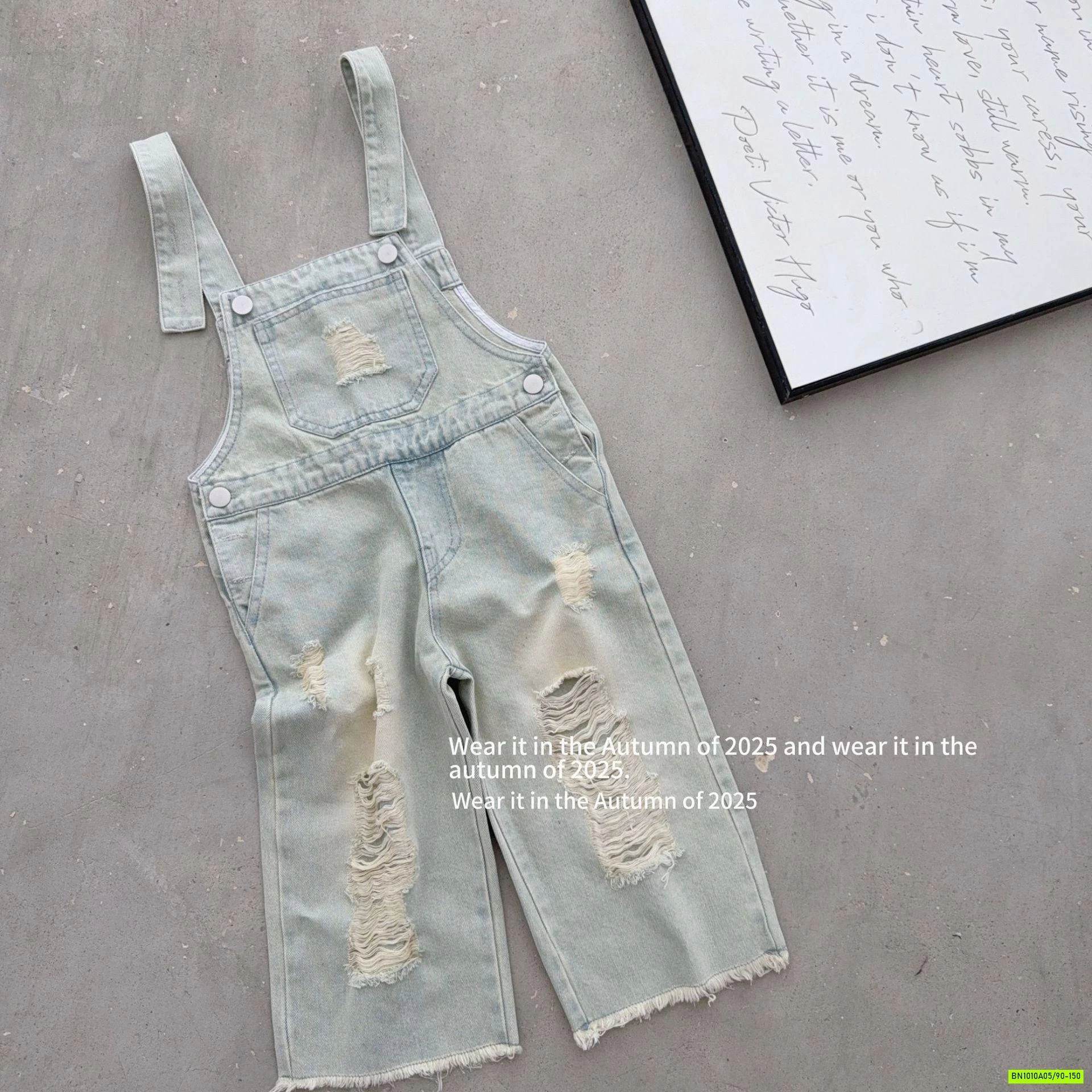 YẾM JEANS RÁCH CÁ TÍNH T&QKIDS