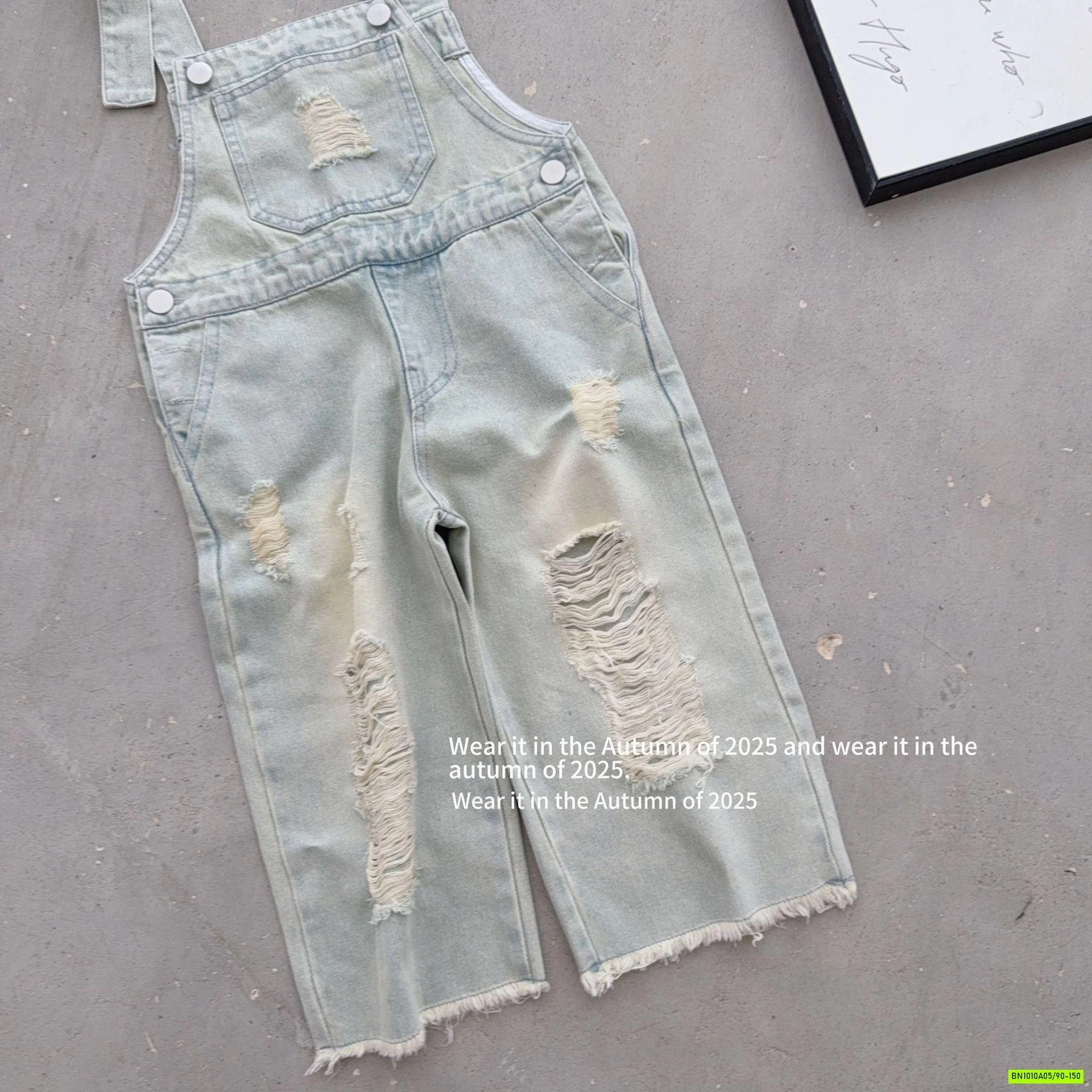 YẾM JEANS RÁCH CÁ TÍNH T&QKIDS
