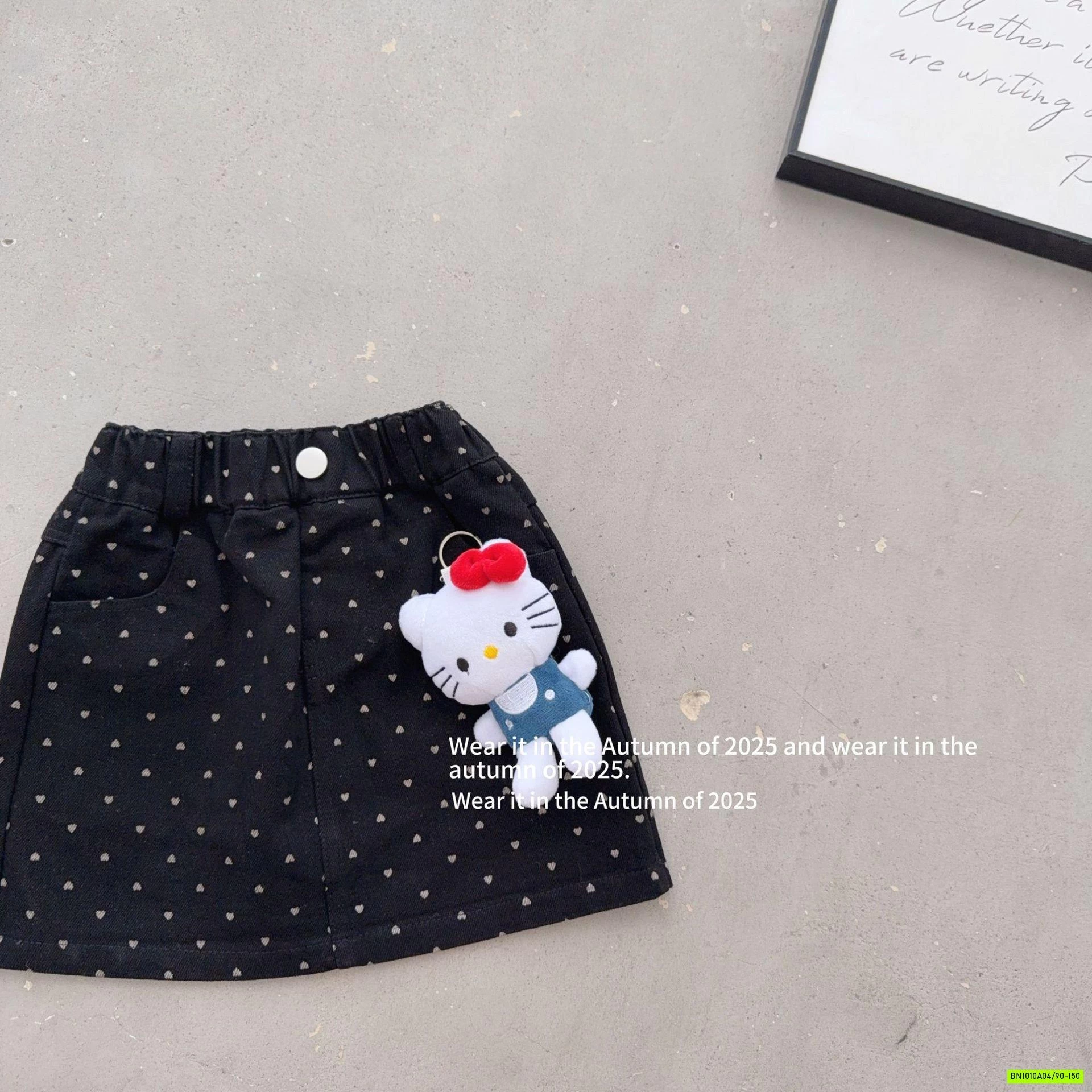 BỘ ĐÔI QUẦN CHÂN VÁY CHẤM BI T&QKIDS