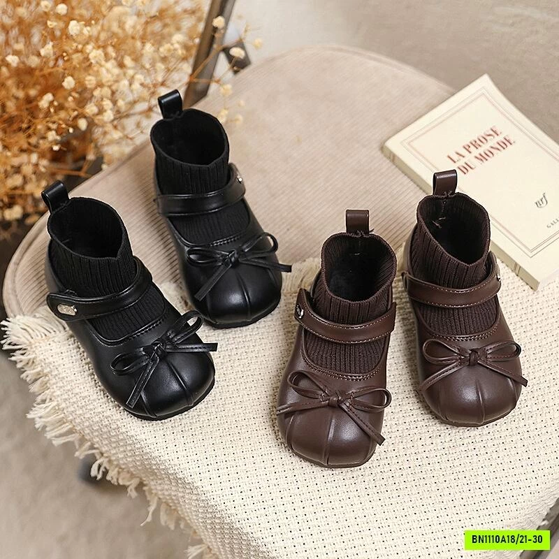 GIÀY BÚP BÊ CỔ LEN CAO