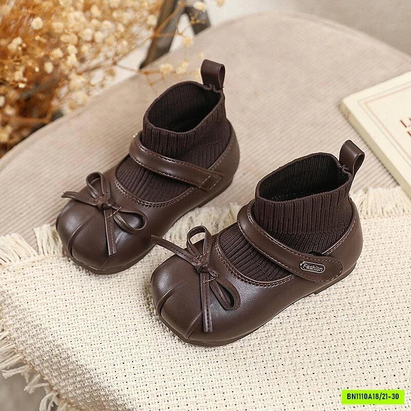 GIÀY BÚP BÊ CỔ LEN CAO