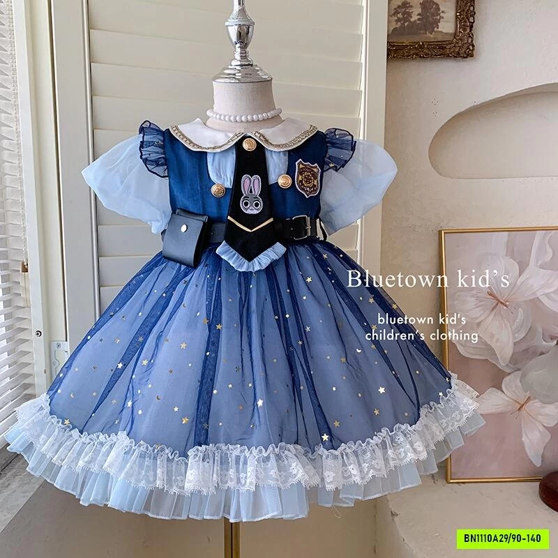 ĐẦM LOLITA THỎ XANH BLUETOWN