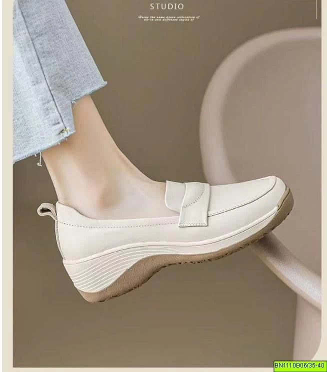 GIÀY LOAFER NỮ ĐẾ CAO