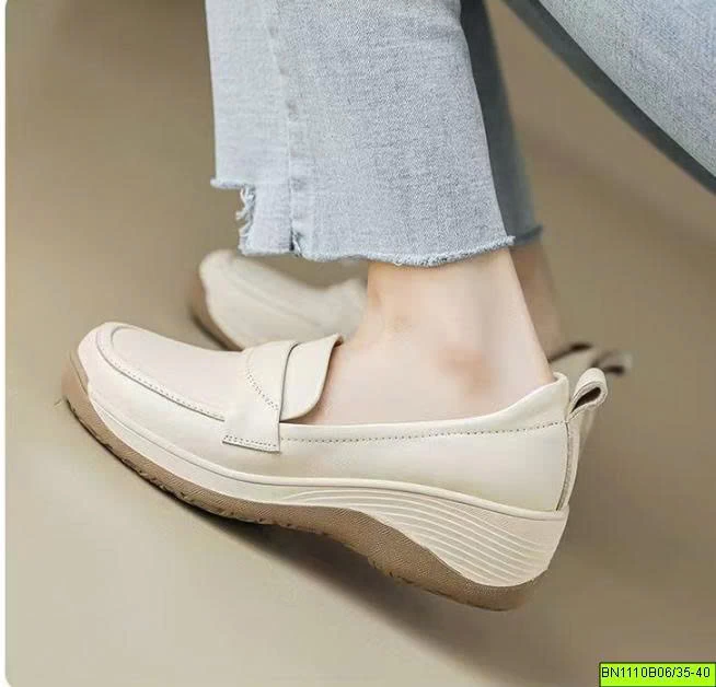 GIÀY LOAFER NỮ ĐẾ CAO