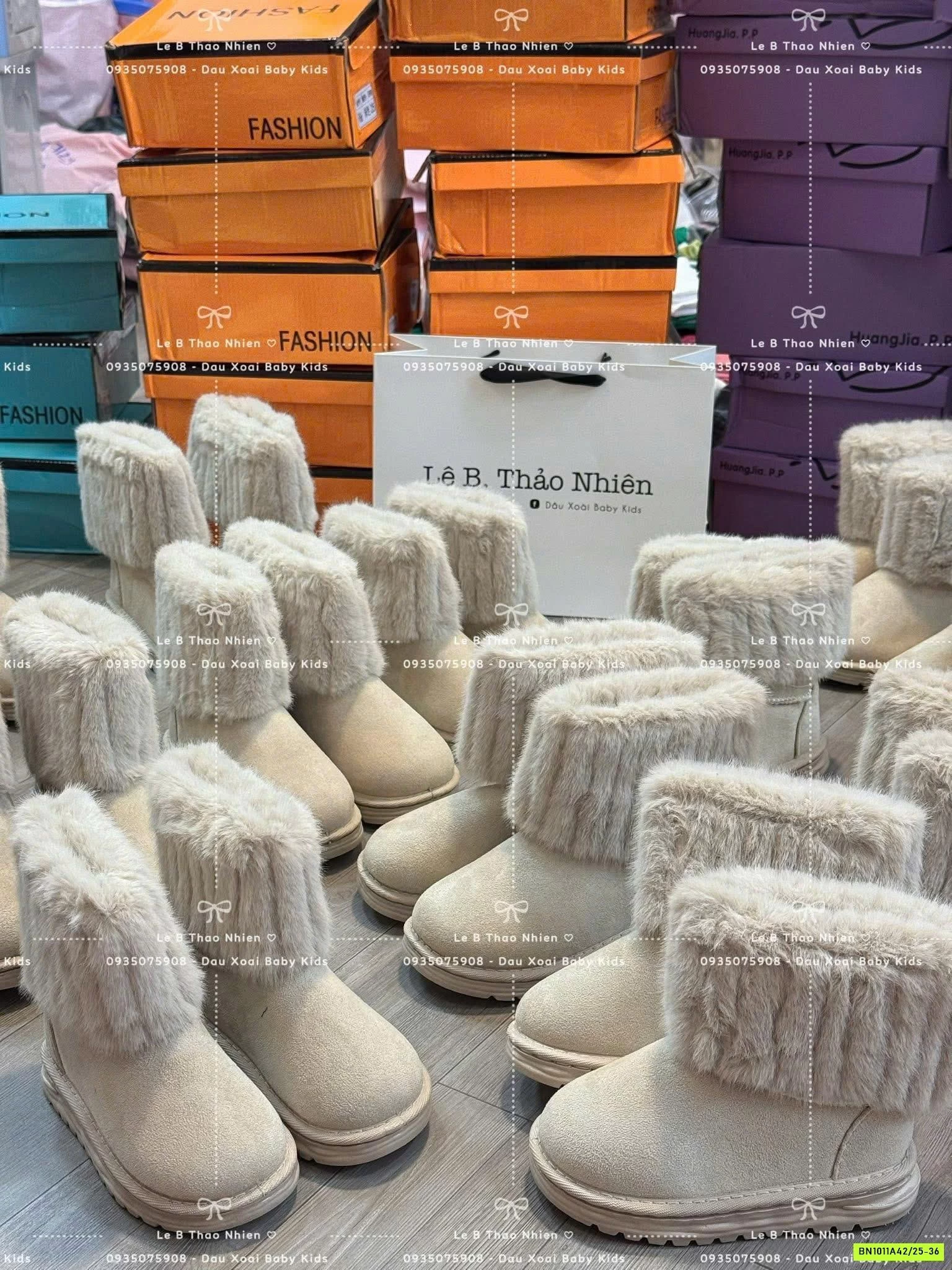 BOOT NHUNG CỔ LÔNG