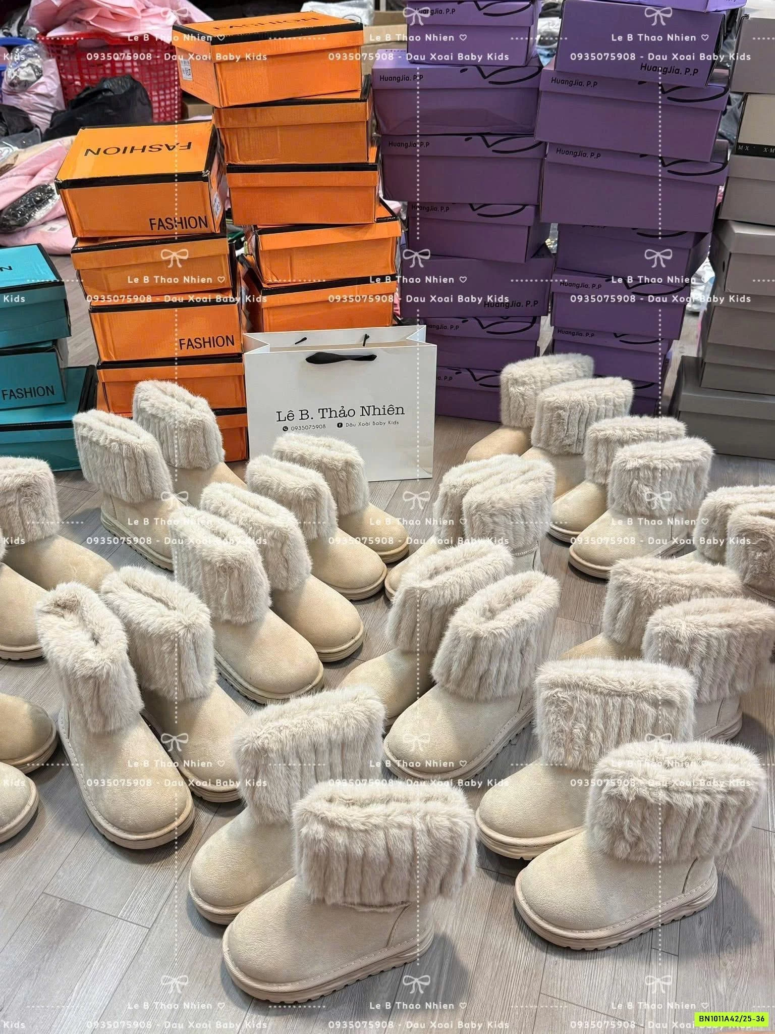 BOOT NHUNG CỔ LÔNG