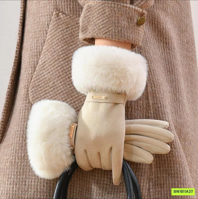 GĂNG TAY NỈ LÓT NHUNG NỮ