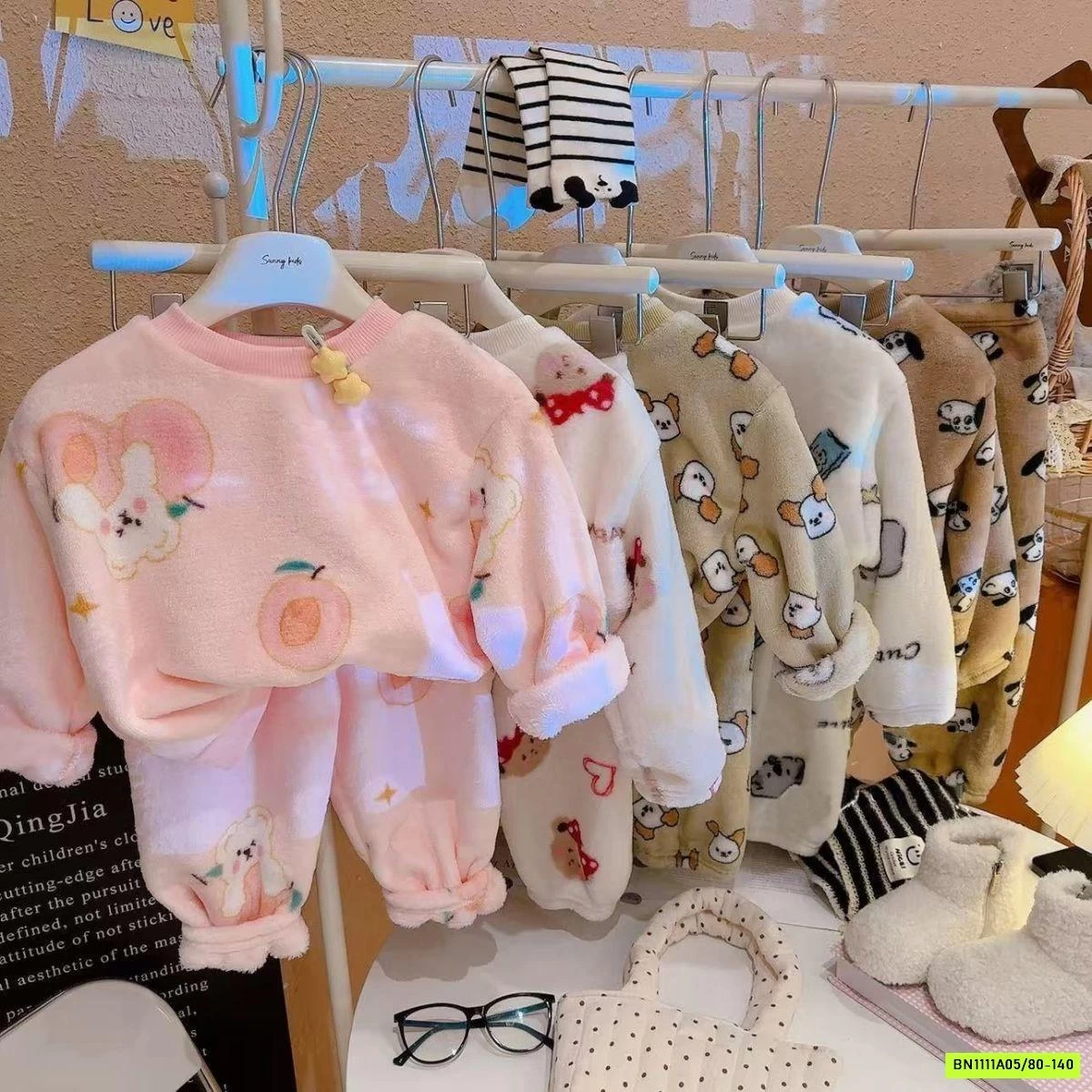 BỘ BĂNG LÔNG IN HÌNH CHO BÉ