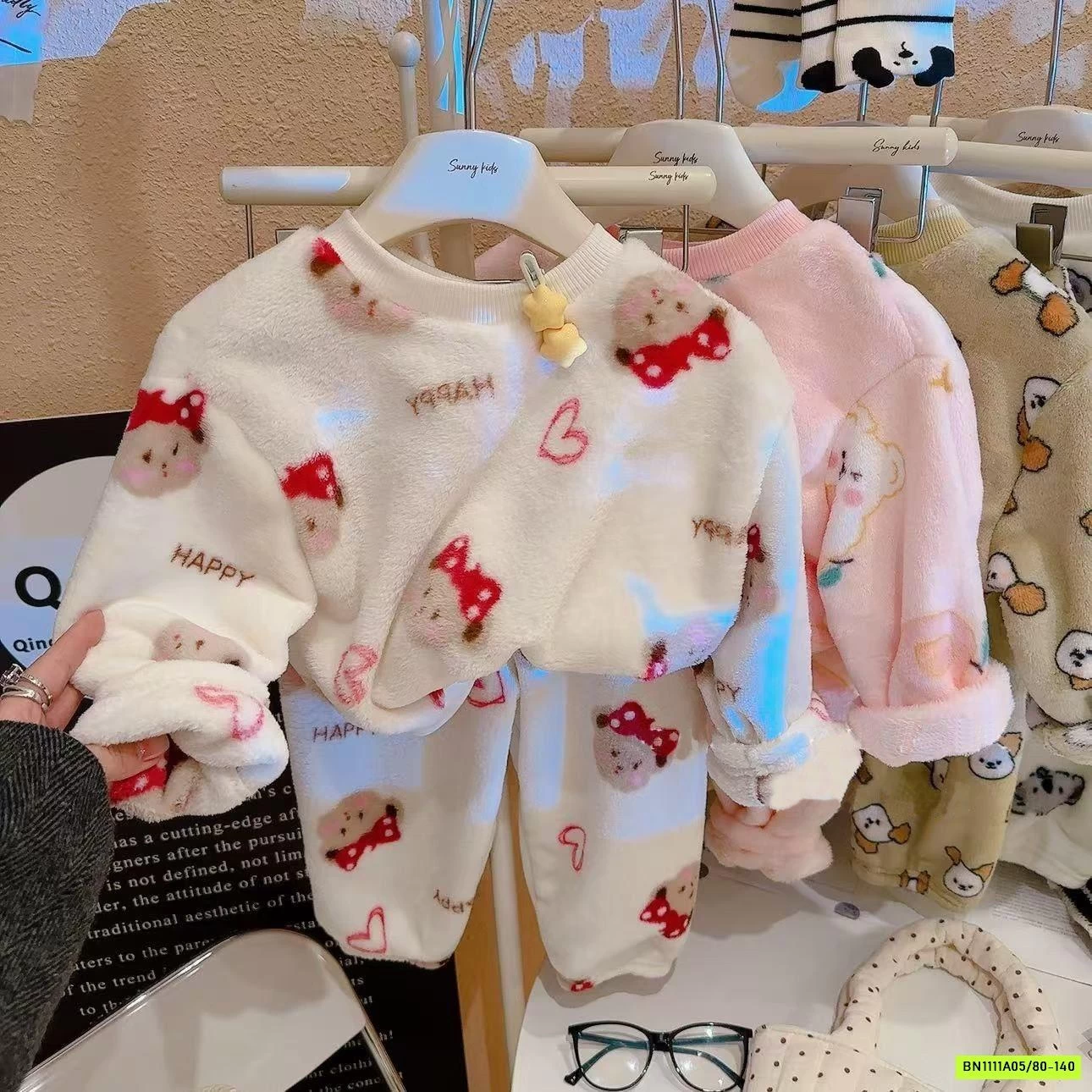 BỘ BĂNG LÔNG IN HÌNH CHO BÉ