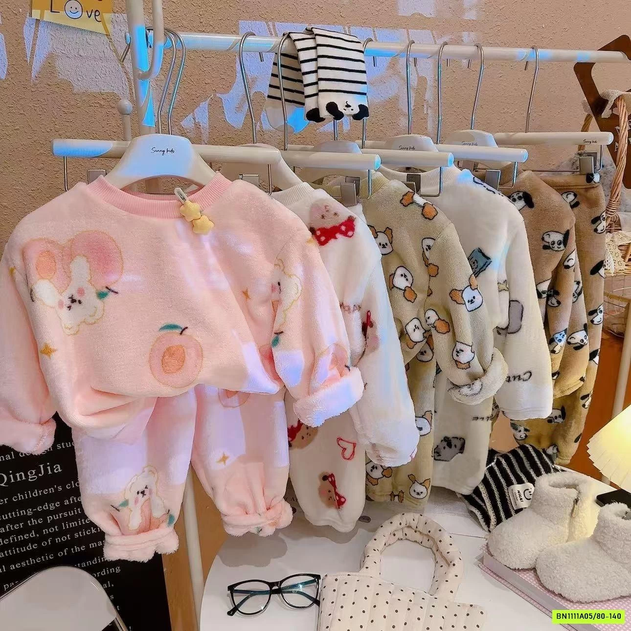 BỘ BĂNG LÔNG IN HÌNH CHO BÉ