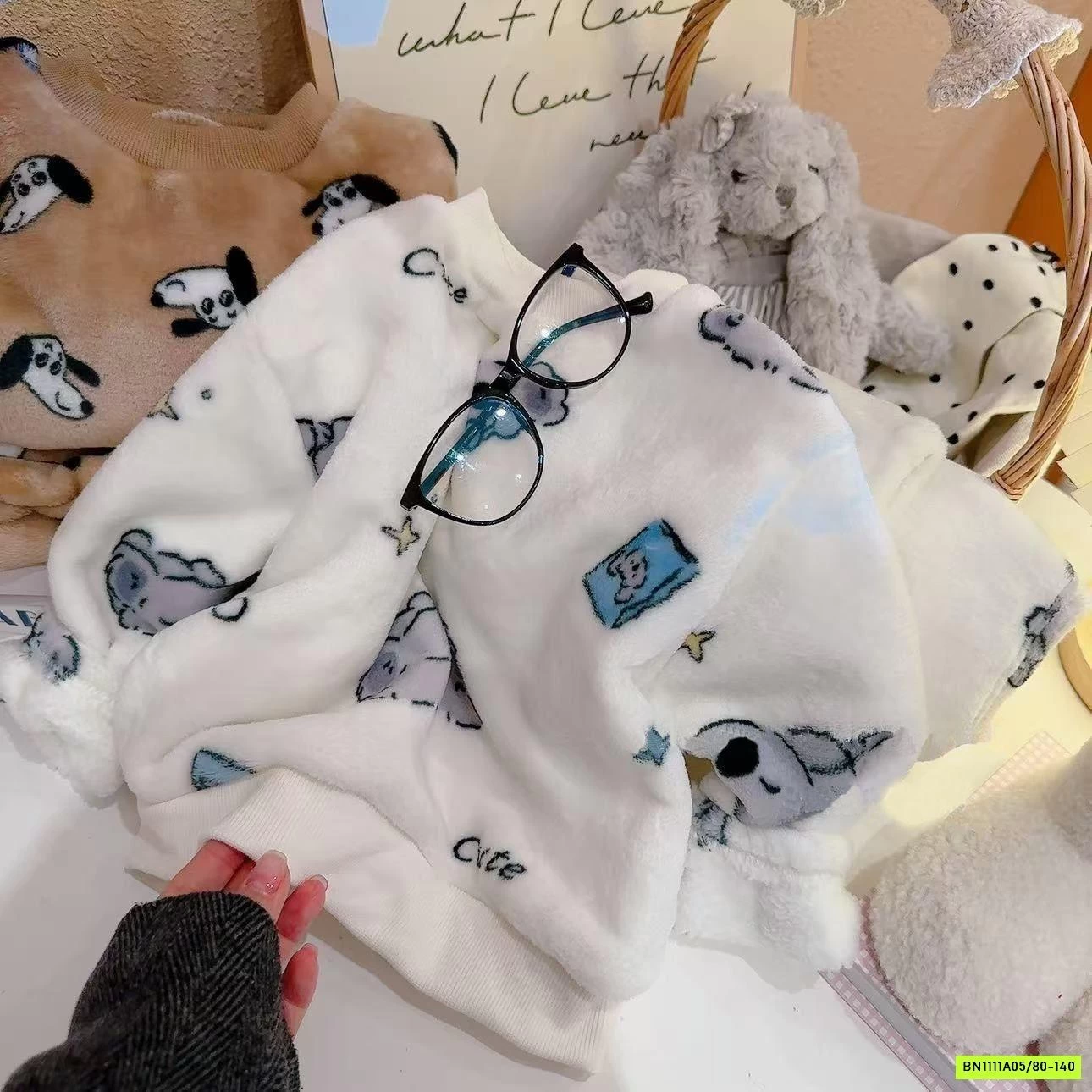 BỘ BĂNG LÔNG IN HÌNH CHO BÉ