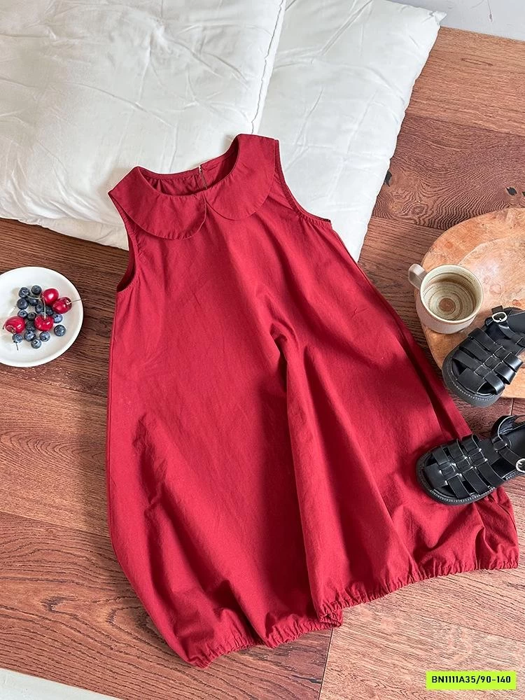 ĐẦM BÍ ĐỎ CỔ SEN 25E021 AMBB