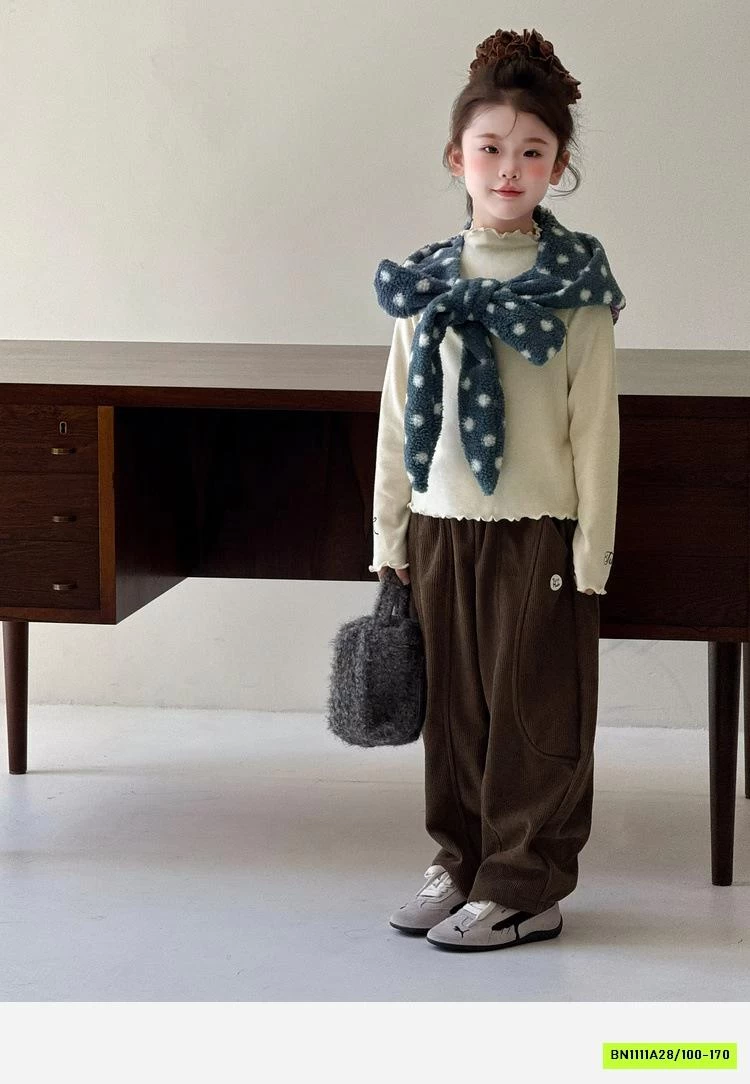 ÁO GIỮ NHIỆT VIỀN BÈO BÉ GÁI