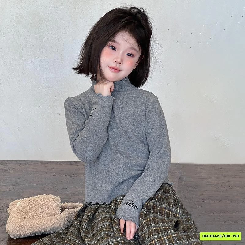 ÁO GIỮ NHIỆT VIỀN BÈO BÉ GÁI