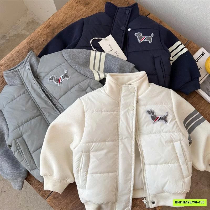 ÁO PHAO PHỐI NỈ MMY THÊU CÚN