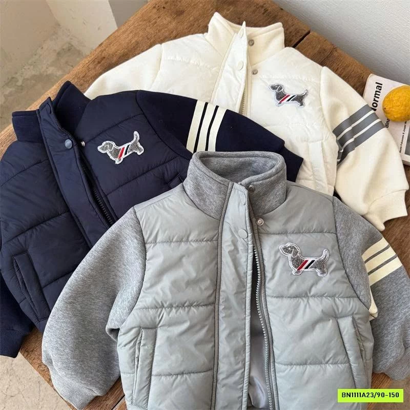 ÁO PHAO PHỐI NỈ MMY THÊU CÚN