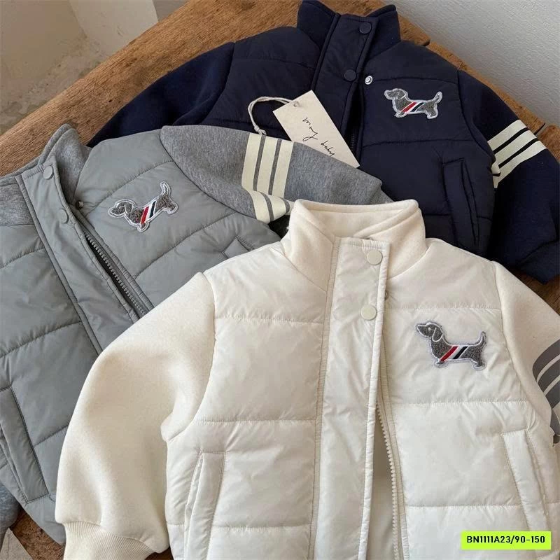 ÁO PHAO PHỐI NỈ MMY THÊU CÚN