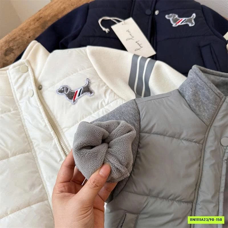 ÁO PHAO PHỐI NỈ MMY THÊU CÚN