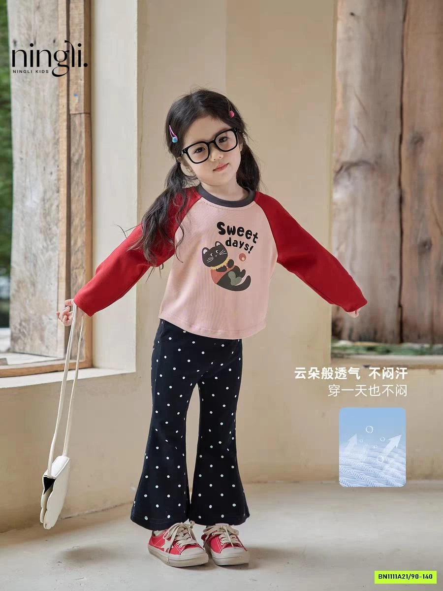 ÁO THUN PHỐI MÀU TAY NINGLI