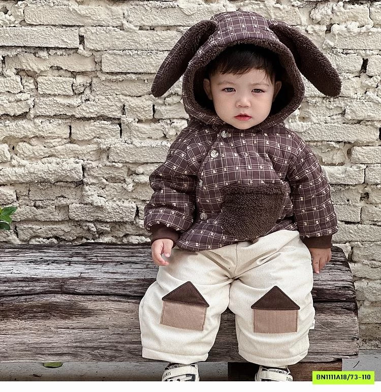 KHOÁC TAI THỎ LÓT LÔNG CỪU