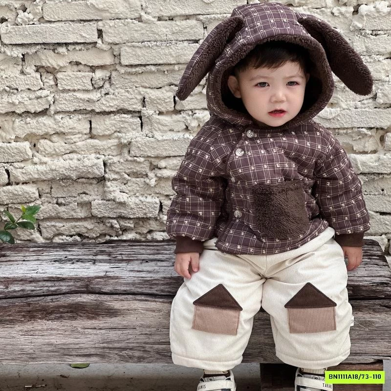 KHOÁC TAI THỎ LÓT LÔNG CỪU