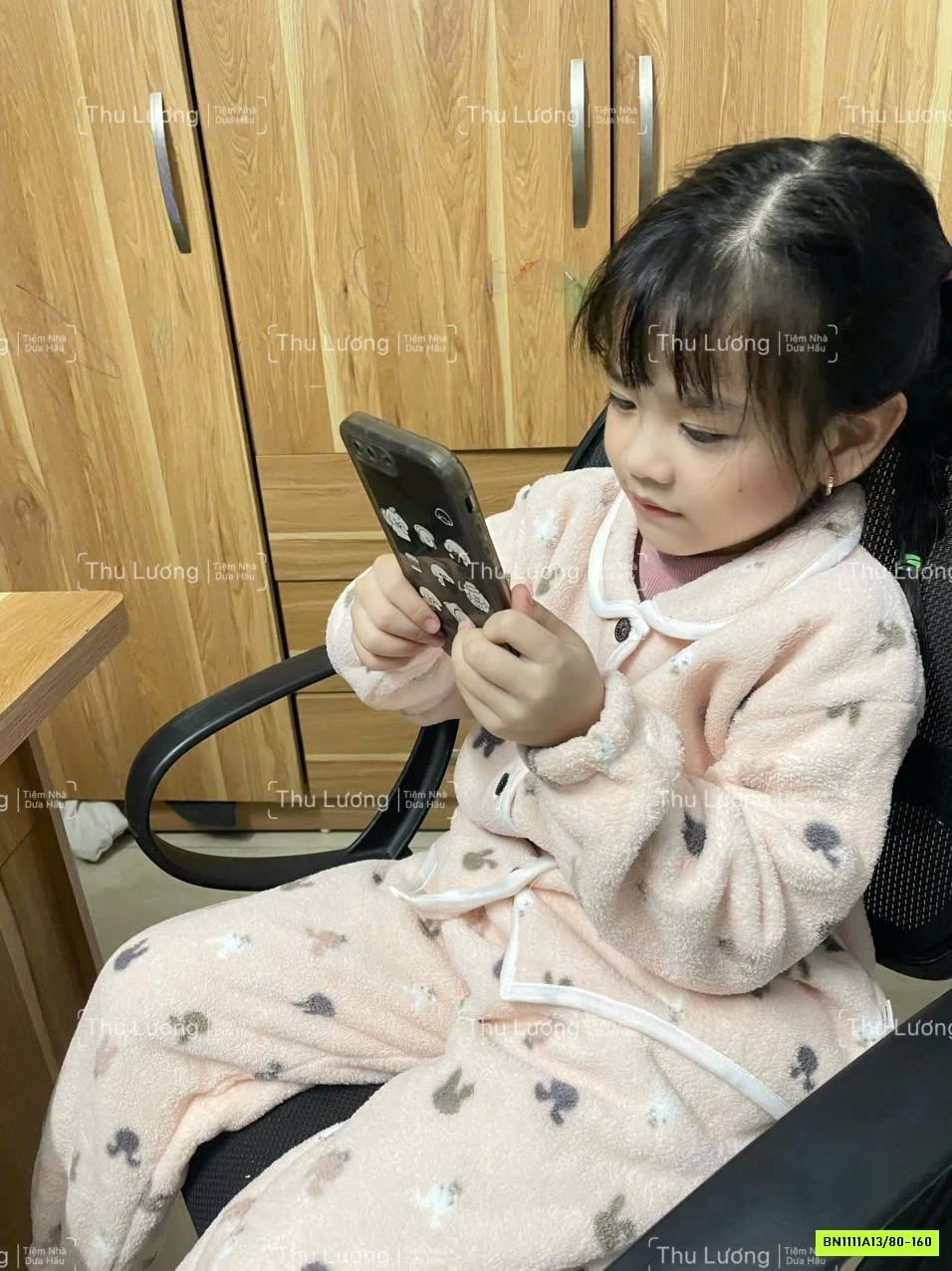 PIZAMA NỈ BÔNG HỌA TIẾT