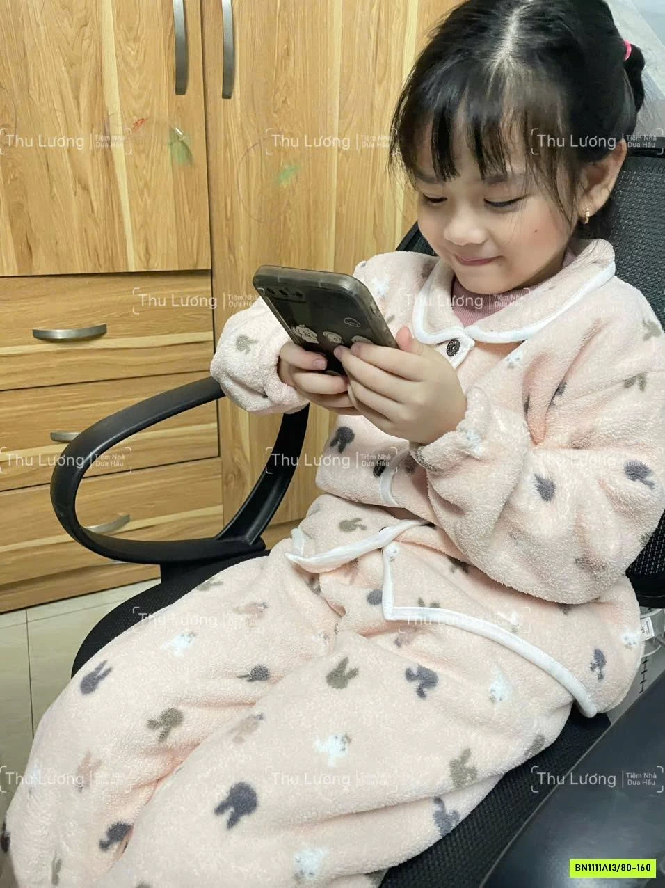 PIZAMA NỈ BÔNG HỌA TIẾT