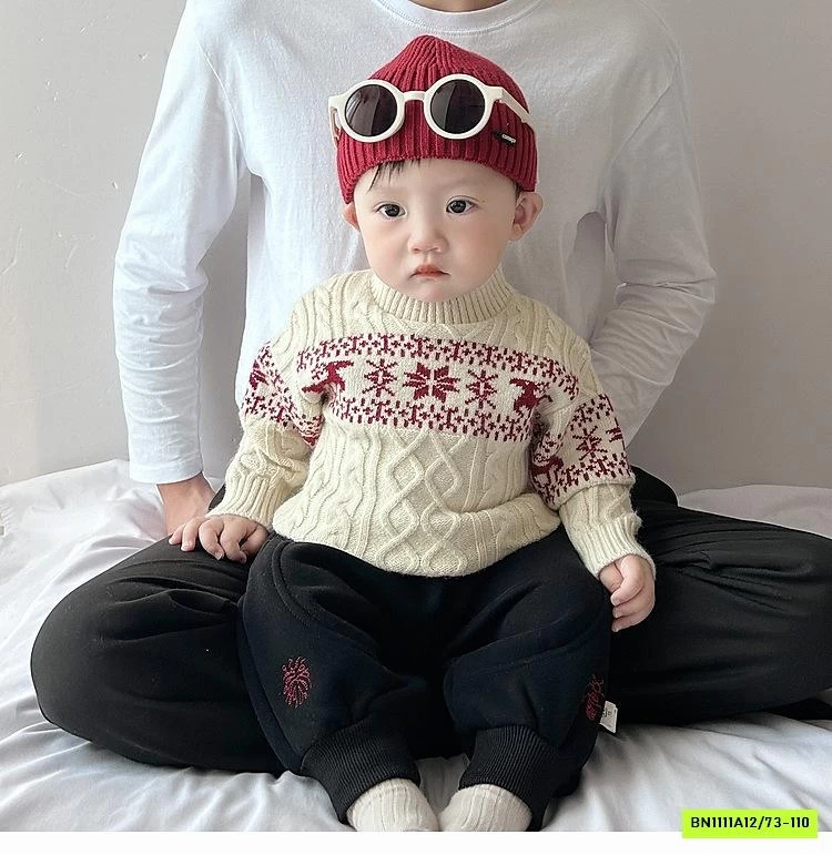 ÁO LEN HỌA TIẾT BÔNG TUYẾT SZ NHÍ