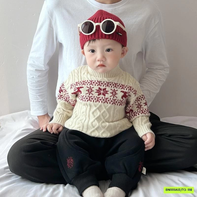 ÁO LEN HỌA TIẾT BÔNG TUYẾT SZ NHÍ