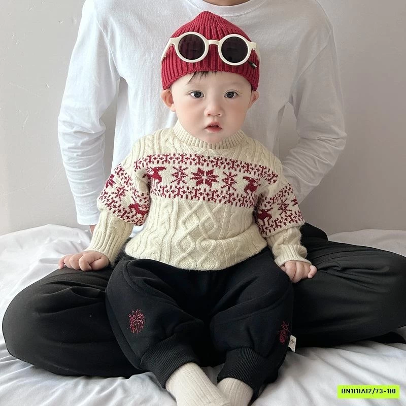 ÁO LEN HỌA TIẾT BÔNG TUYẾT SZ NHÍ