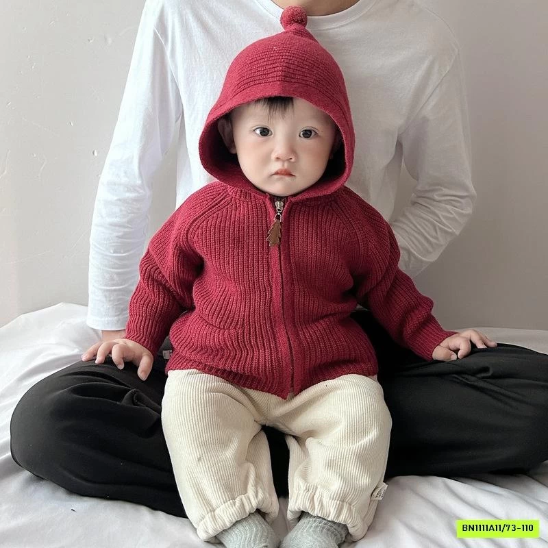 KHOÁC LEN LIỀN MŨ KHÓA KÉO