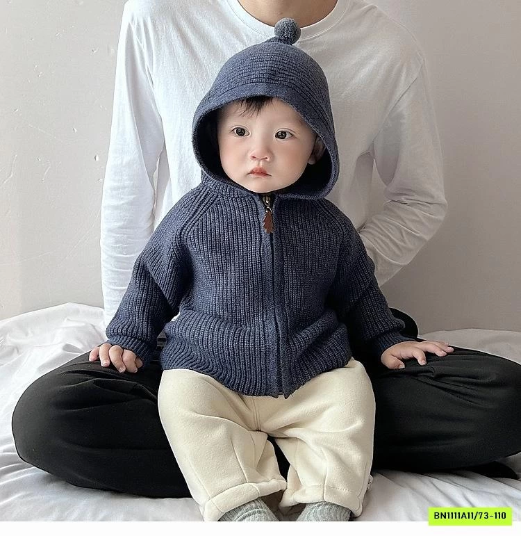 KHOÁC LEN LIỀN MŨ KHÓA KÉO