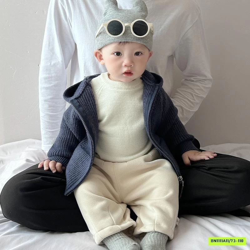 KHOÁC LEN LIỀN MŨ KHÓA KÉO