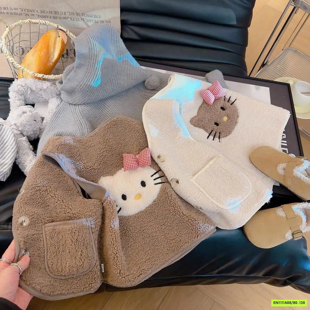 KHOÁC GILE BÔNG KITTY