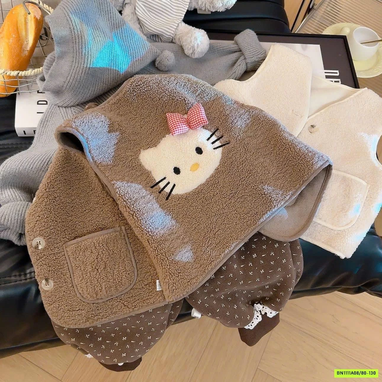 KHOÁC GILE BÔNG KITTY