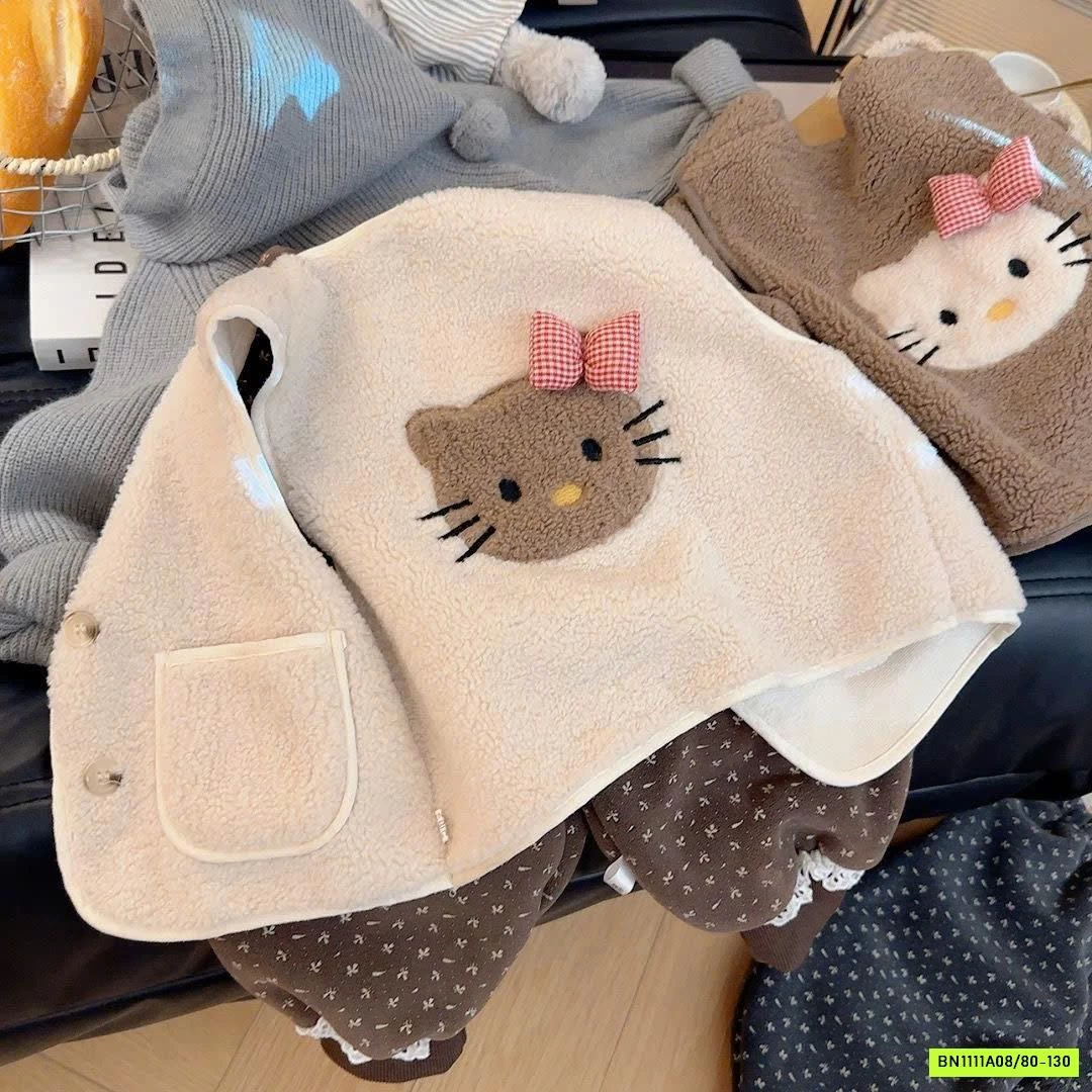 KHOÁC GILE BÔNG KITTY