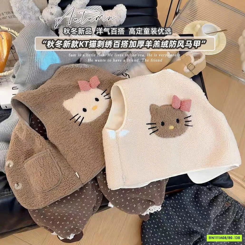 KHOÁC GILE BÔNG KITTY