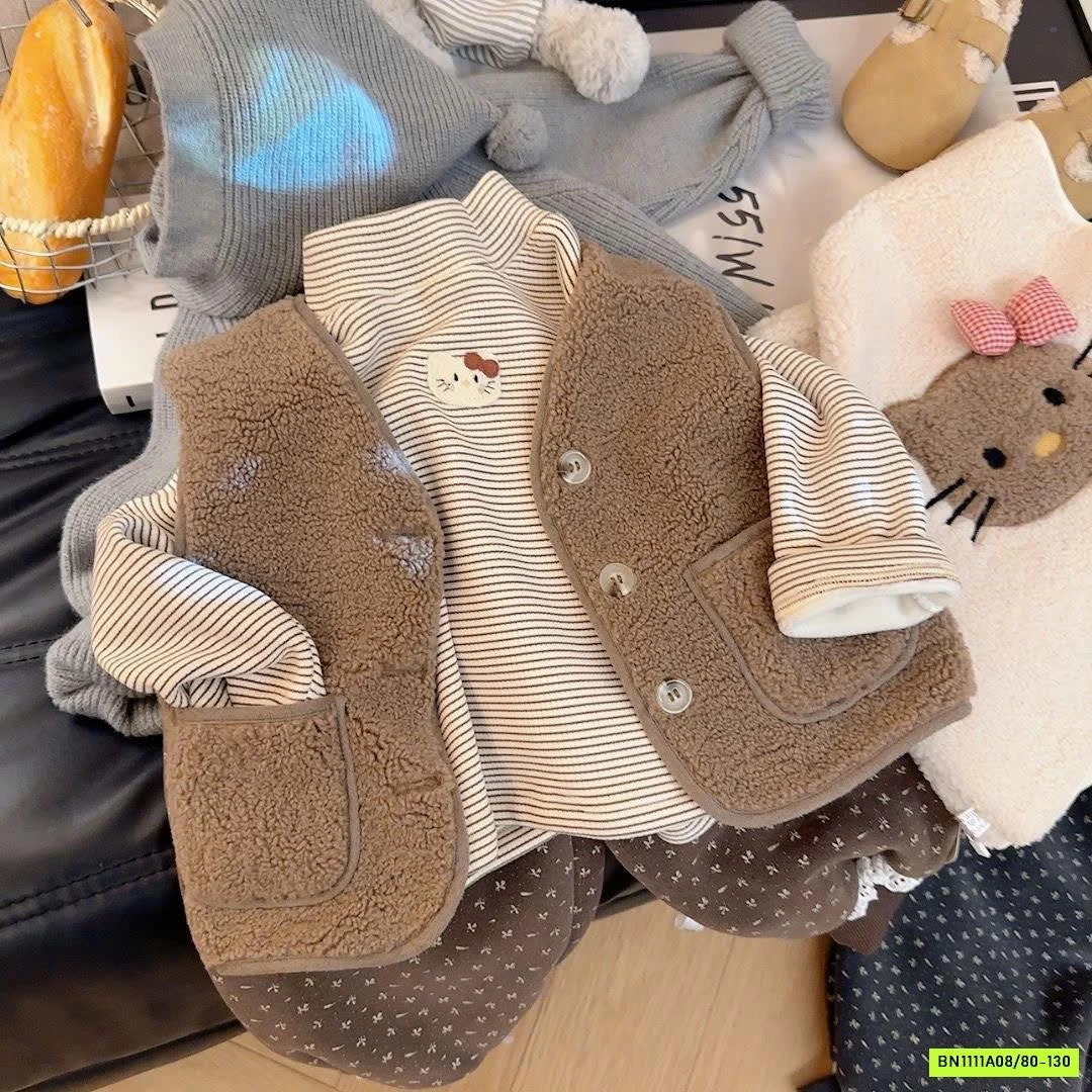 KHOÁC GILE BÔNG KITTY