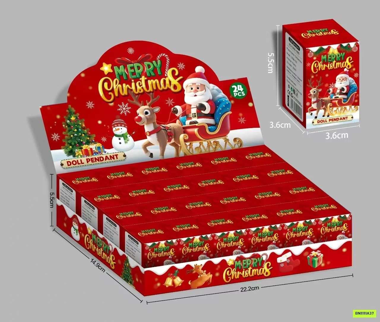 SÉT TÚI MÙ NOEL 24 BOX