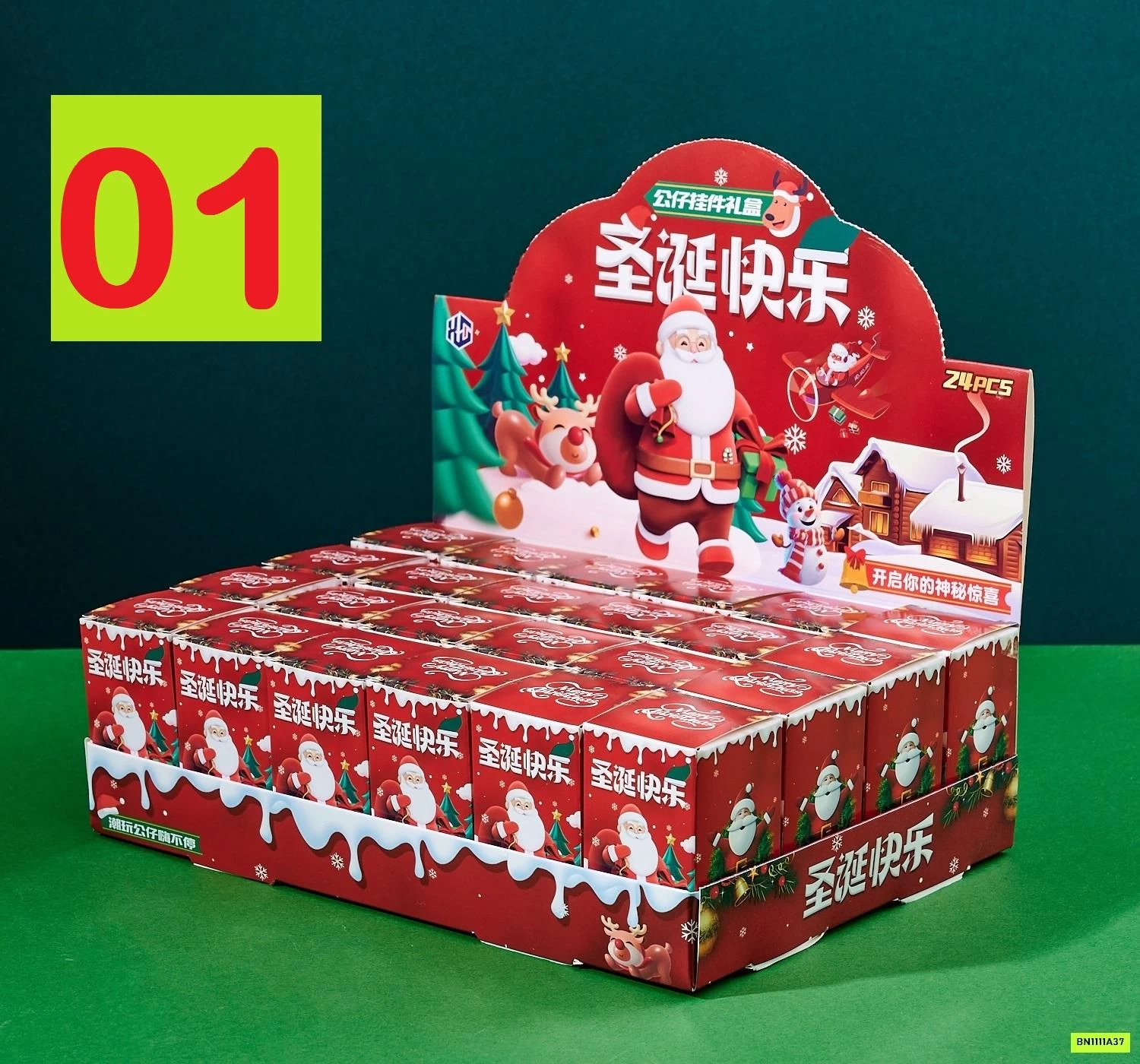 SÉT TÚI MÙ NOEL 24 BOX